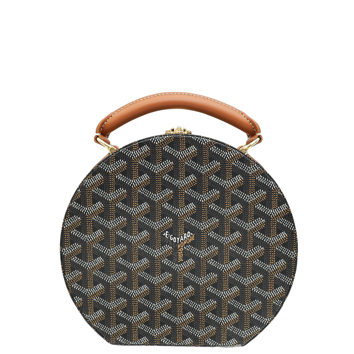 Goyard Bicolor Goyardine The Alto Hatbox Trunk Bag