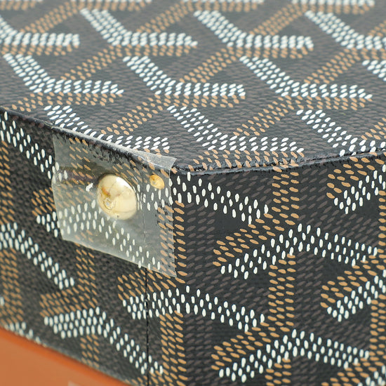 Goyard Bicolor Goyardine The Alto Hatbox Trunk Bag