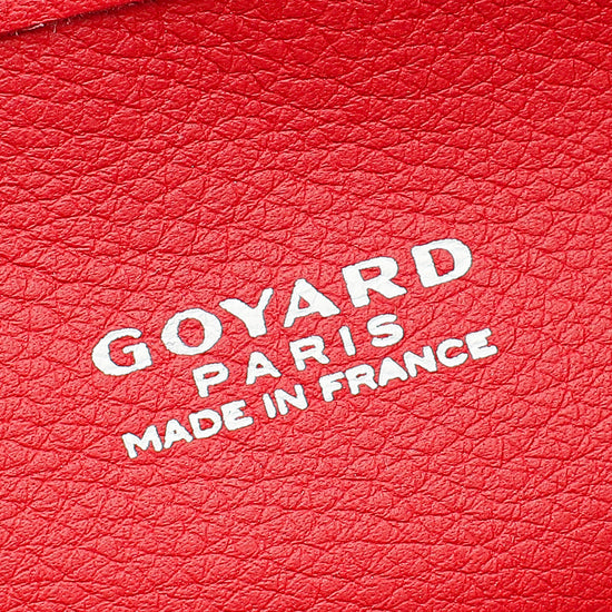 Goyard Red Goyardine Anjou Mini Reversible Bag