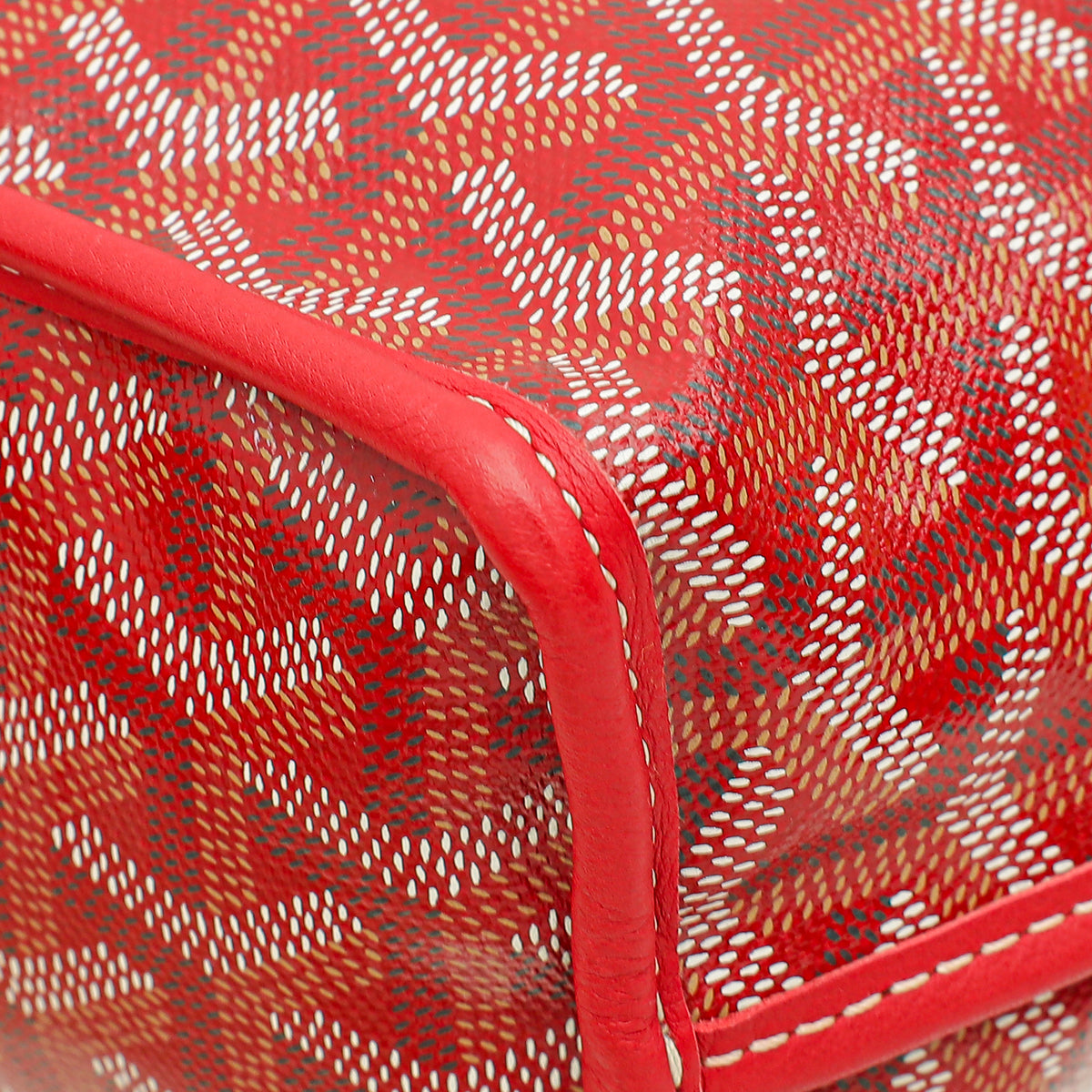 Goyard Red Goyardine Anjou Mini Reversible Bag