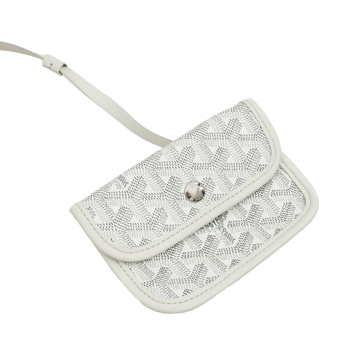 Goyard White Goyardine Anjou Mini Reversible Bag