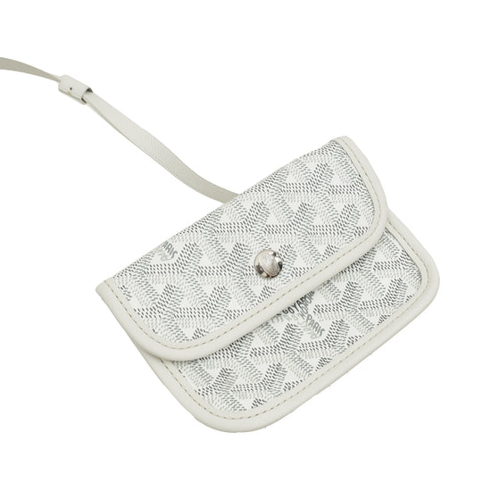 Goyard White Goyardine Anjou Mini Reversible Bag