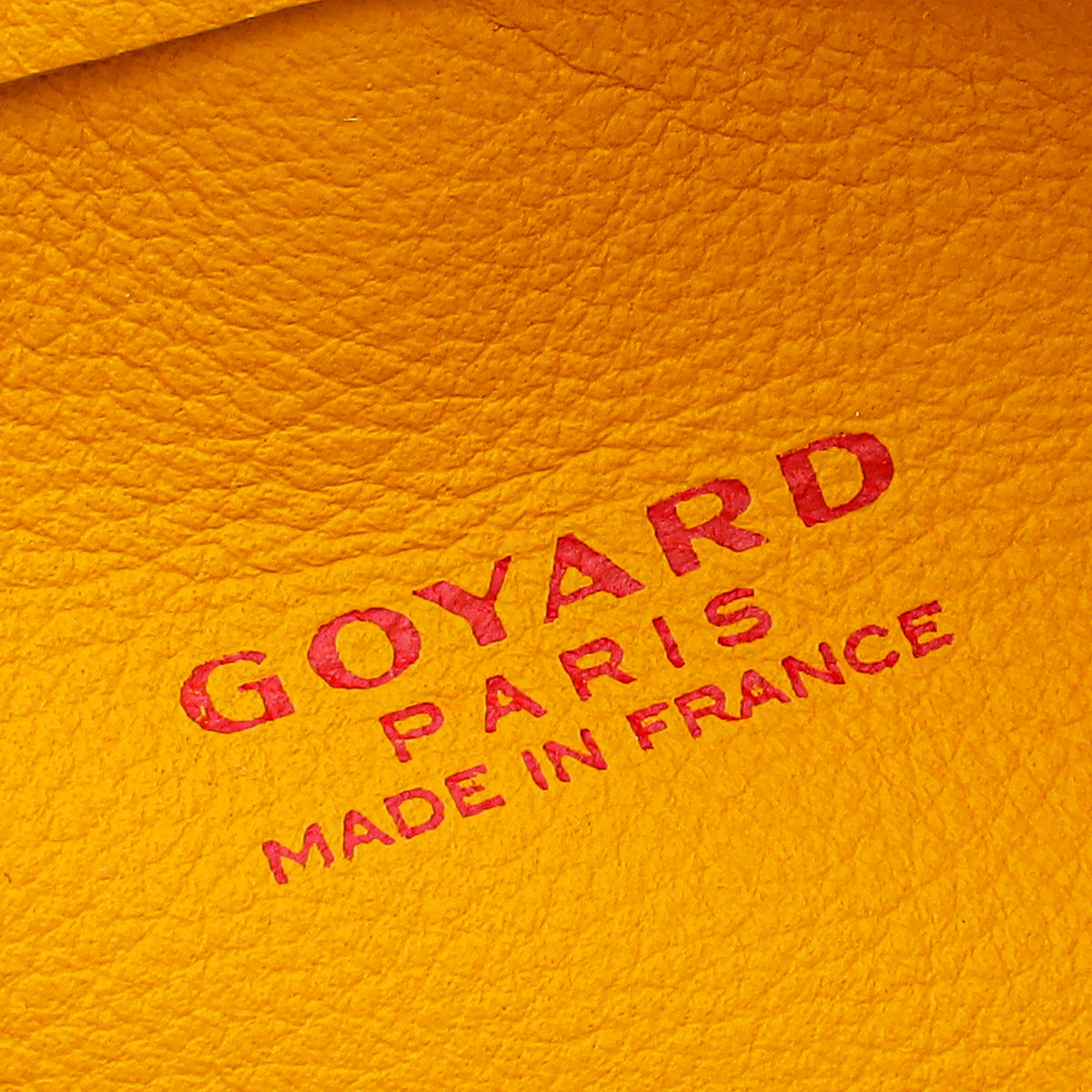 Goyard Yellow Goyardine Anjou Mini Reversible Bag