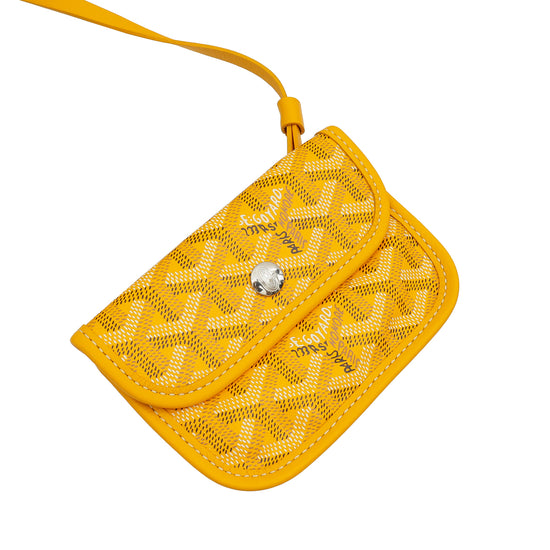 Goyard Yellow Goyardine Anjou Mini Reversible Bag