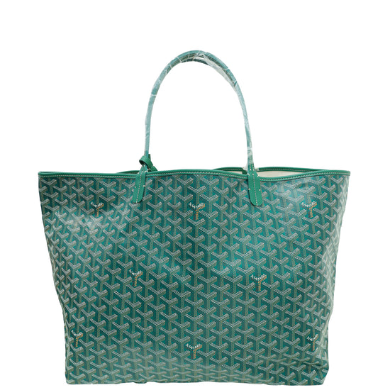 Goyard Green Goyardine Saint Louis GM Bag