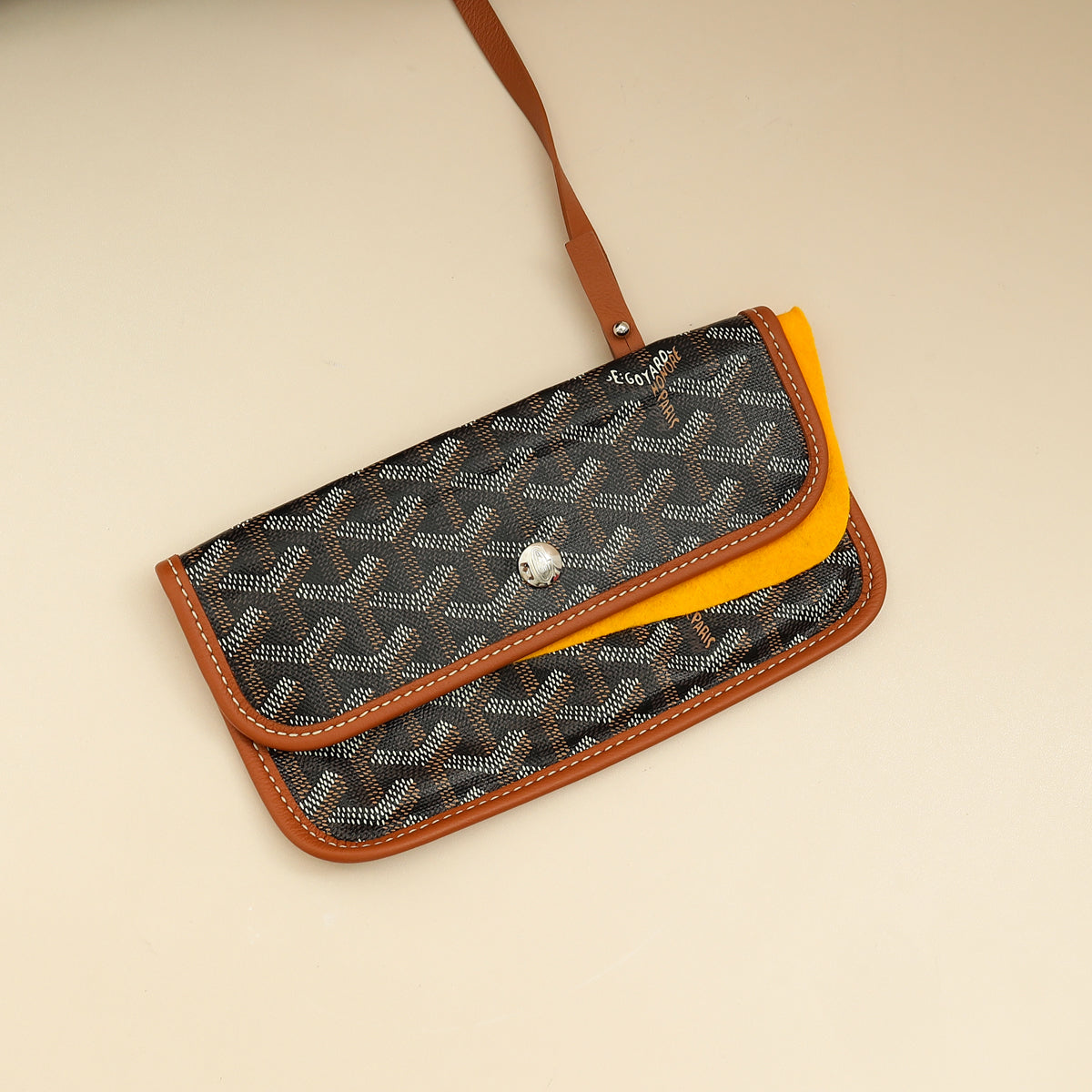 Goyard Bicolor Goyardine Boheme Hobo Bag-Goyard-THE CLOSET