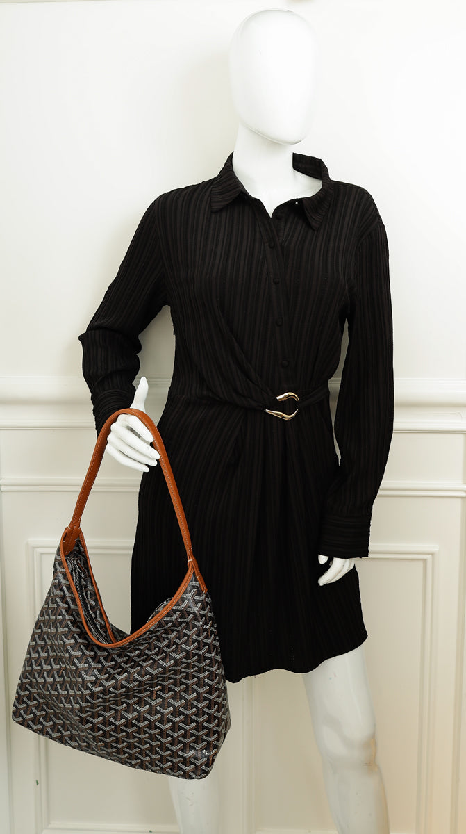 Goyard Bicolor Goyardine Boheme Hobo Bag-Goyard-THE CLOSET