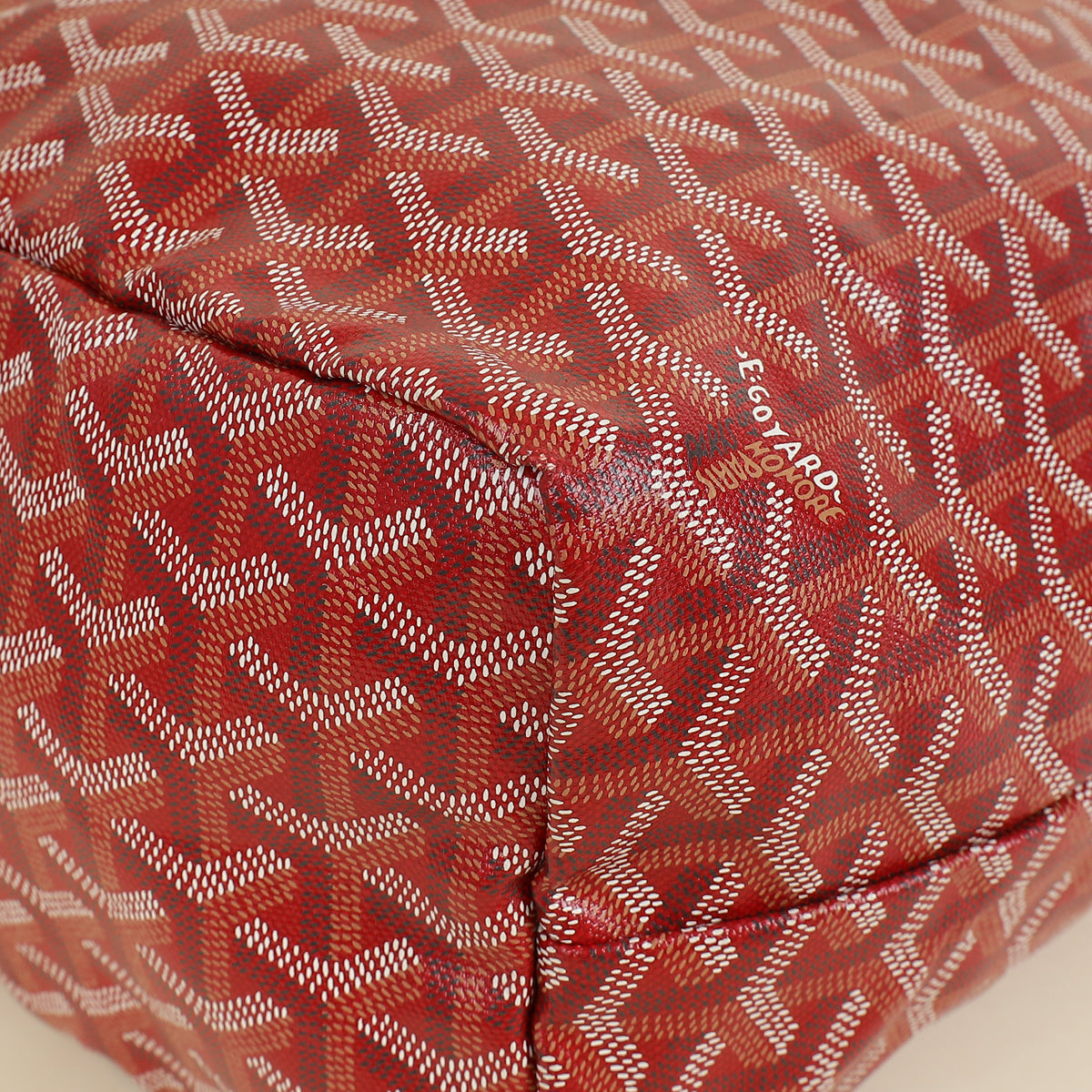 Goyard Red Goyardine Saint Louis PM Bag-Goyard-THE CLOSET