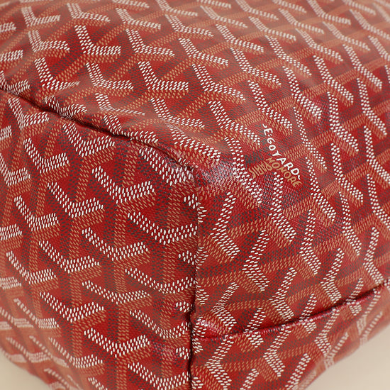 Goyard Red Goyardine Saint Louis PM Bag-Goyard-THE CLOSET