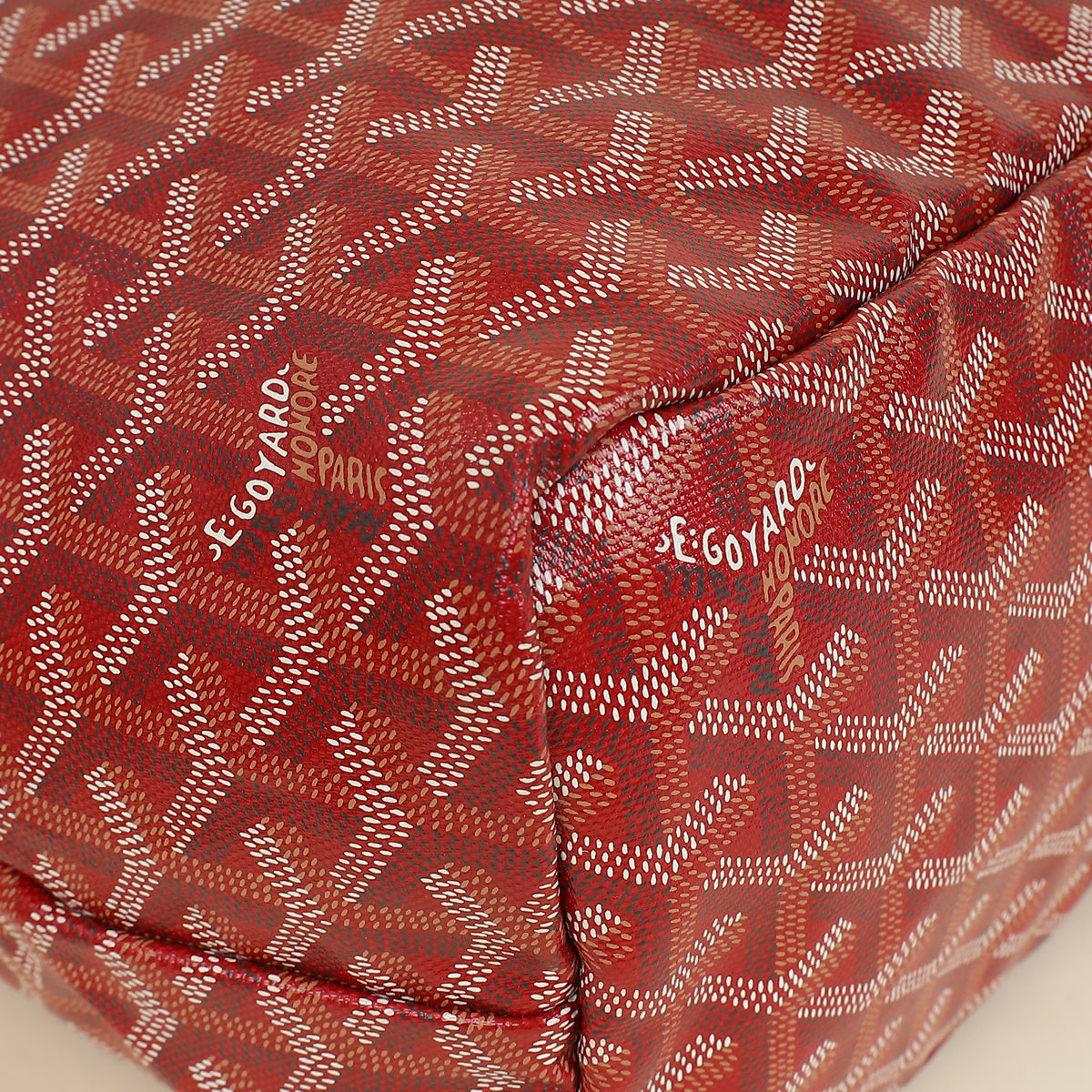 Goyard Red Goyardine Saint Louis PM Bag-Goyard-THE CLOSET