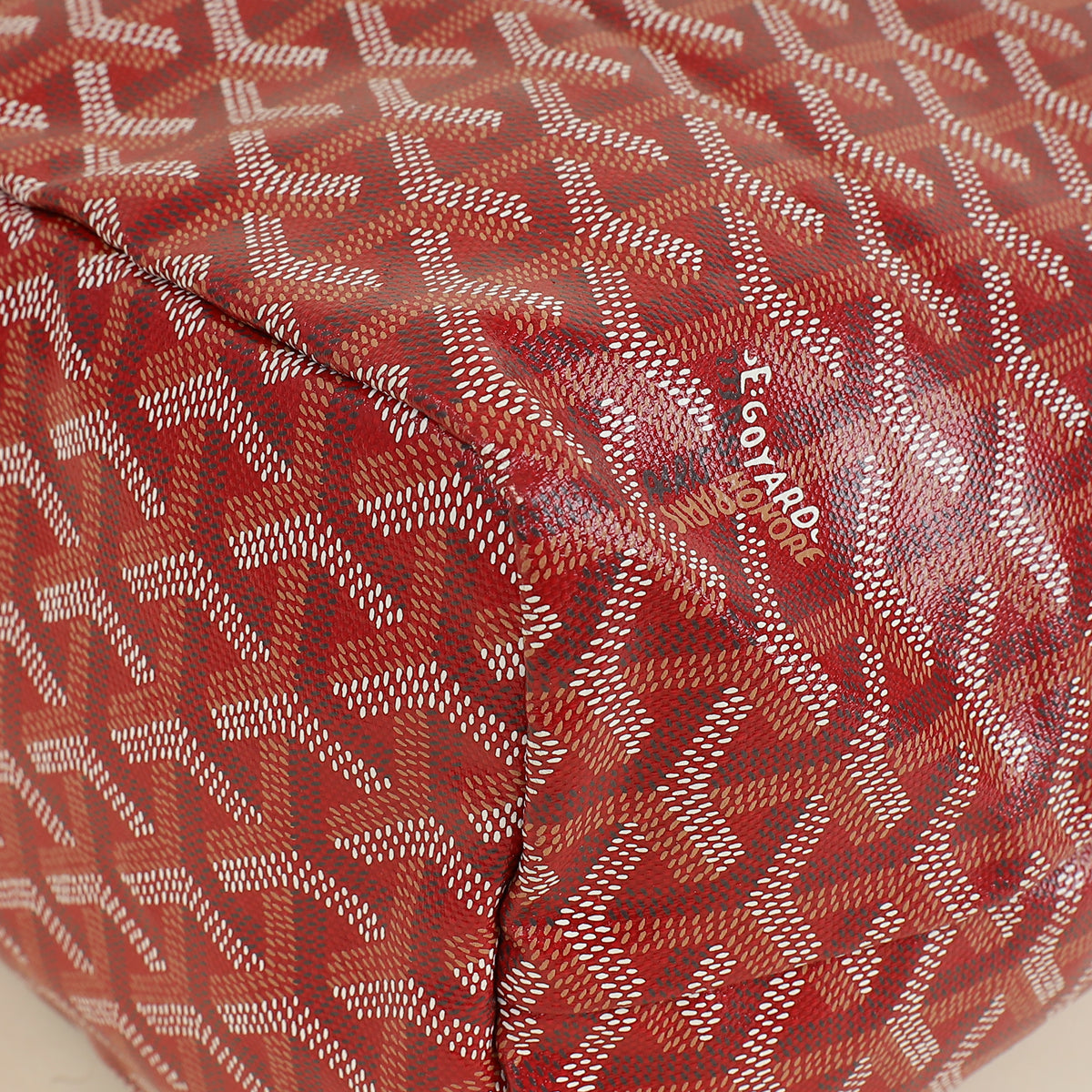 Goyard Red Goyardine Saint Louis PM Bag-Goyard-THE CLOSET