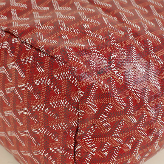 Goyard Red Goyardine Saint Louis PM Bag-Goyard-THE CLOSET
