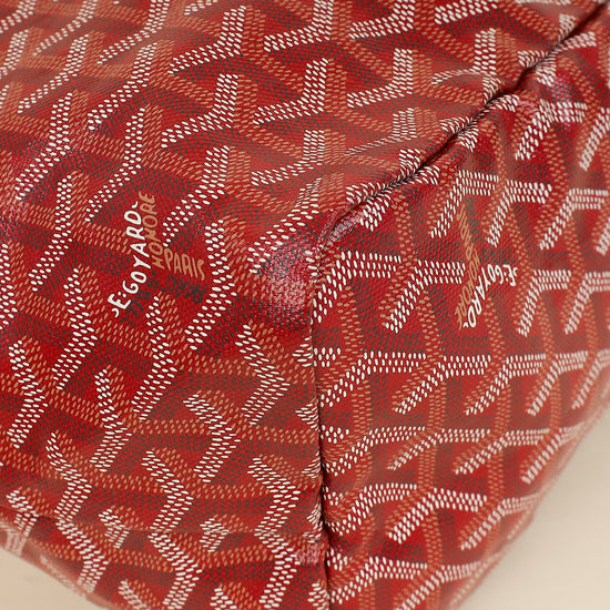 Goyard Red Goyardine Saint Louis PM Bag-Goyard-THE CLOSET