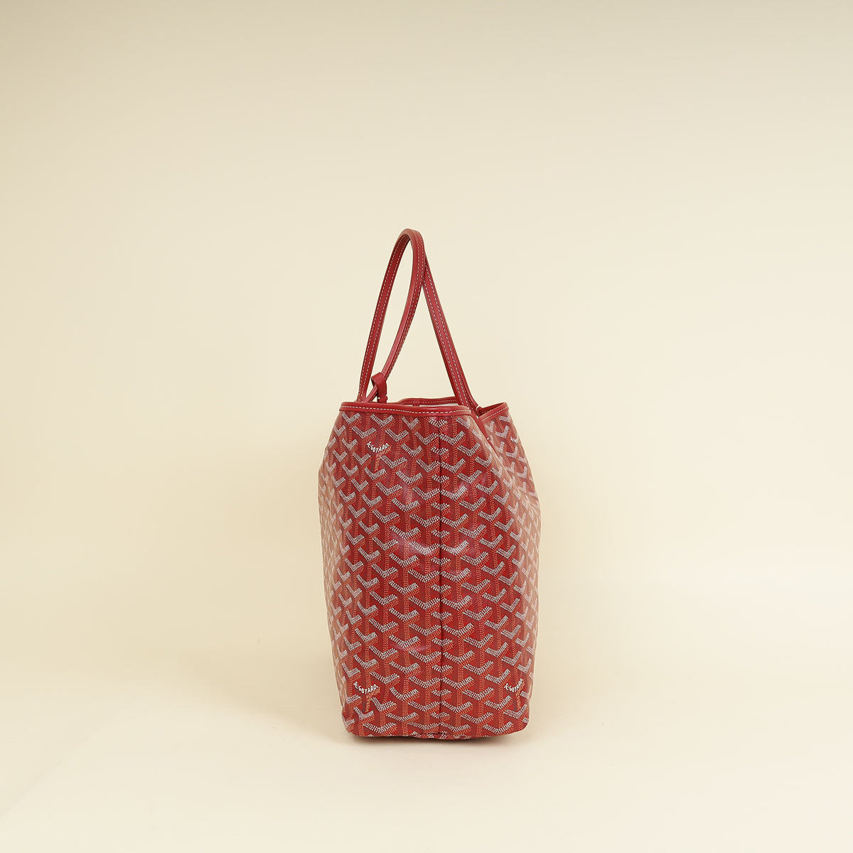 Goyard Red Goyardine Saint Louis PM Bag-Goyard-THE CLOSET