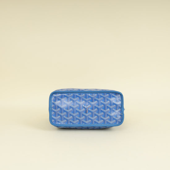 Goyard Blue Reversible Mini Anjou Bag