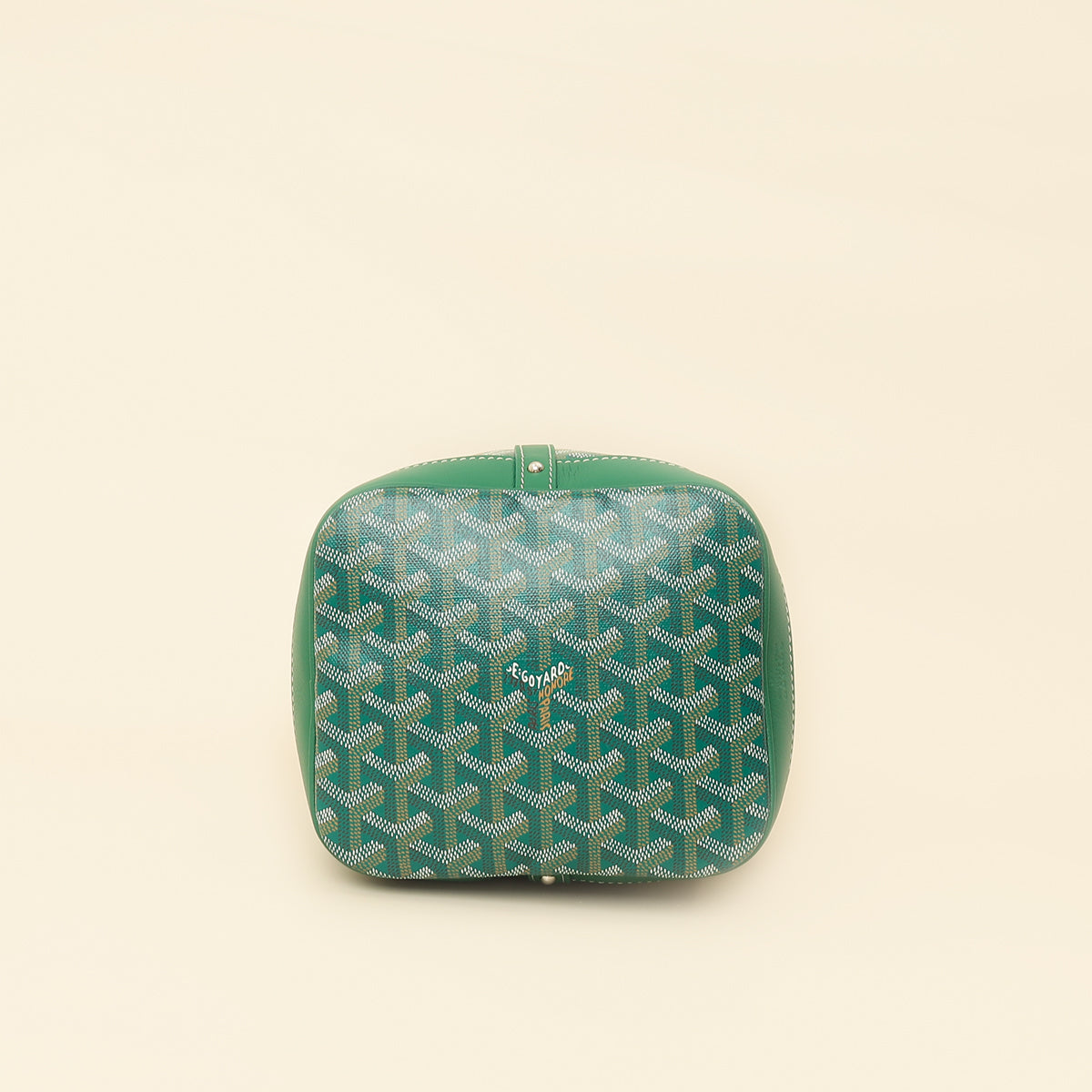 Goyard Green Goyardine Petit Flot Bucket PM Bag-Goyard-THE CLOSET