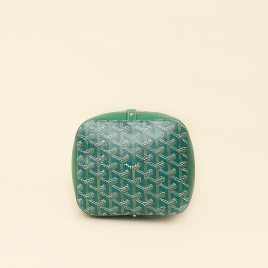 Goyard Green Goyardine Petit Flot Bucket PM Bag-Goyard-THE CLOSET