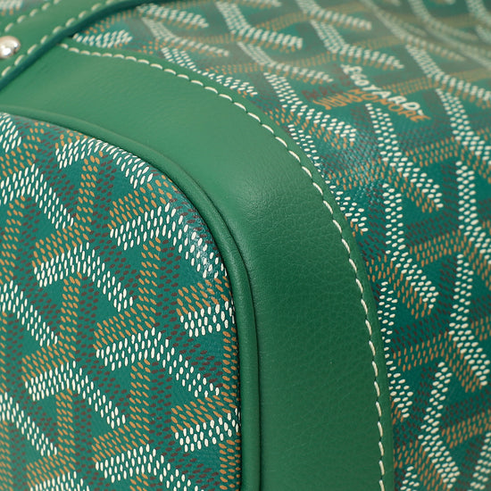 Goyard Green Goyardine Petit Flot Bucket PM Bag-Goyard-THE CLOSET