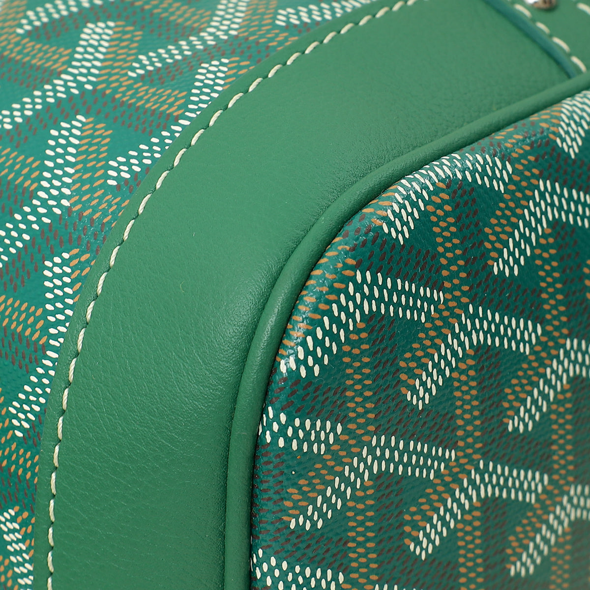 Goyard Green Goyardine Petit Flot Bucket PM Bag-Goyard-THE CLOSET