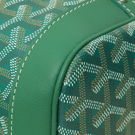Goyard Green Goyardine Petit Flot Bucket PM Bag-Goyard-THE CLOSET