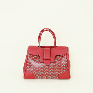 Goyard Red Cabas Saigon MM Bag