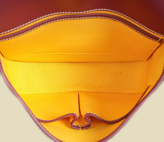 Goyard Burgundy Goyardine Belvedere PM Messenger Bag