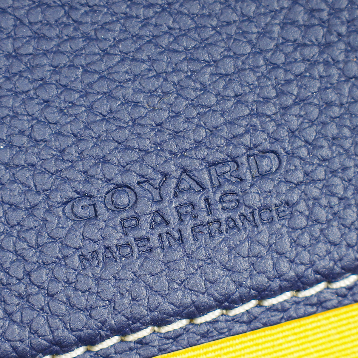 Goyard Navy Blue Goyardine Belvedere PM Messenger Bag