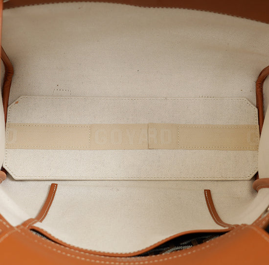 Goyard Bicolor Goyardine Rouette Souple Tote Bag-Goyard-THE CLOSET