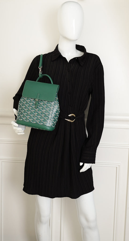 Goyard Green Goyardine Sac Alpin Mini Backpack Bag-Goyard-THE CLOSET
