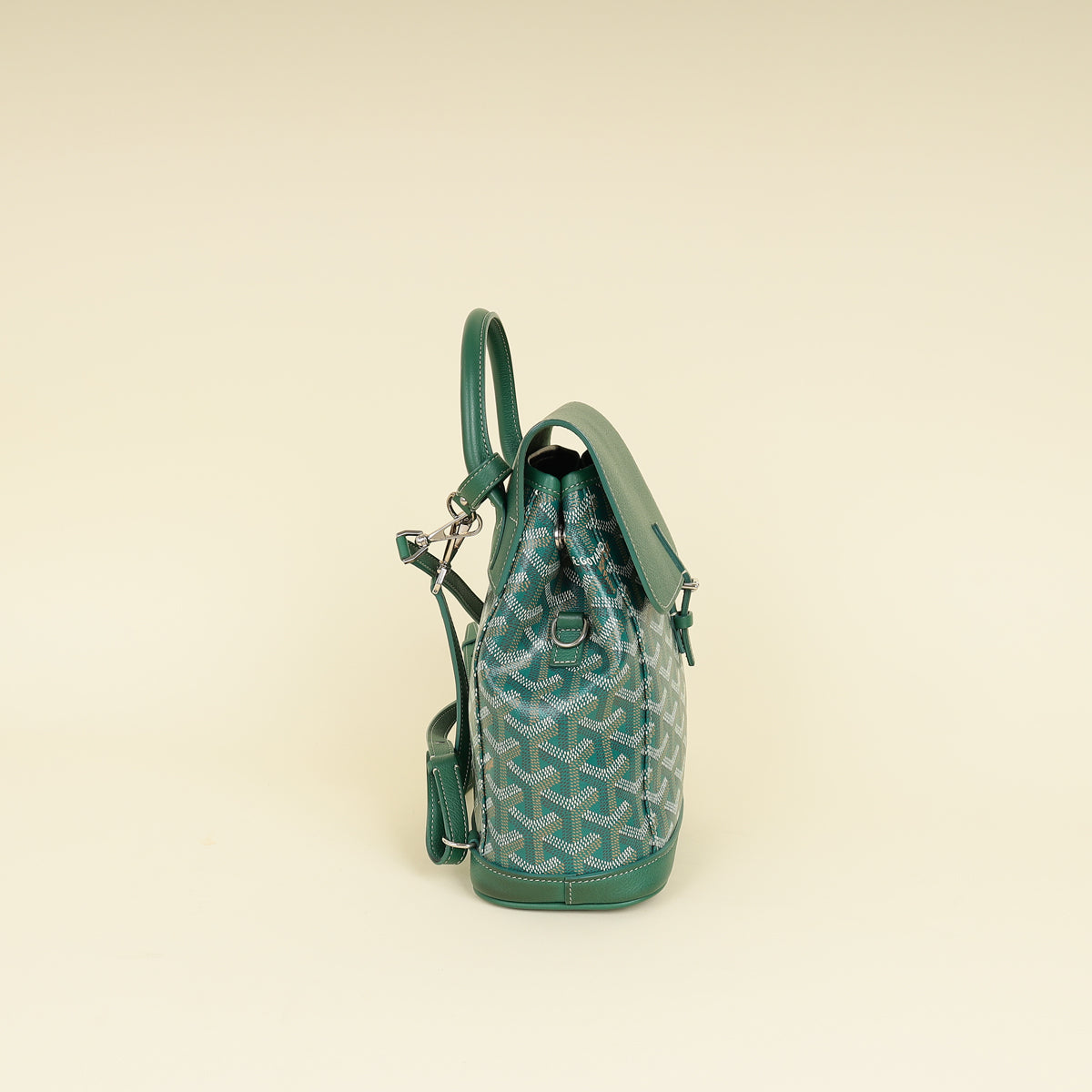 Goyard Green Goyardine Sac Alpin Mini Backpack Bag