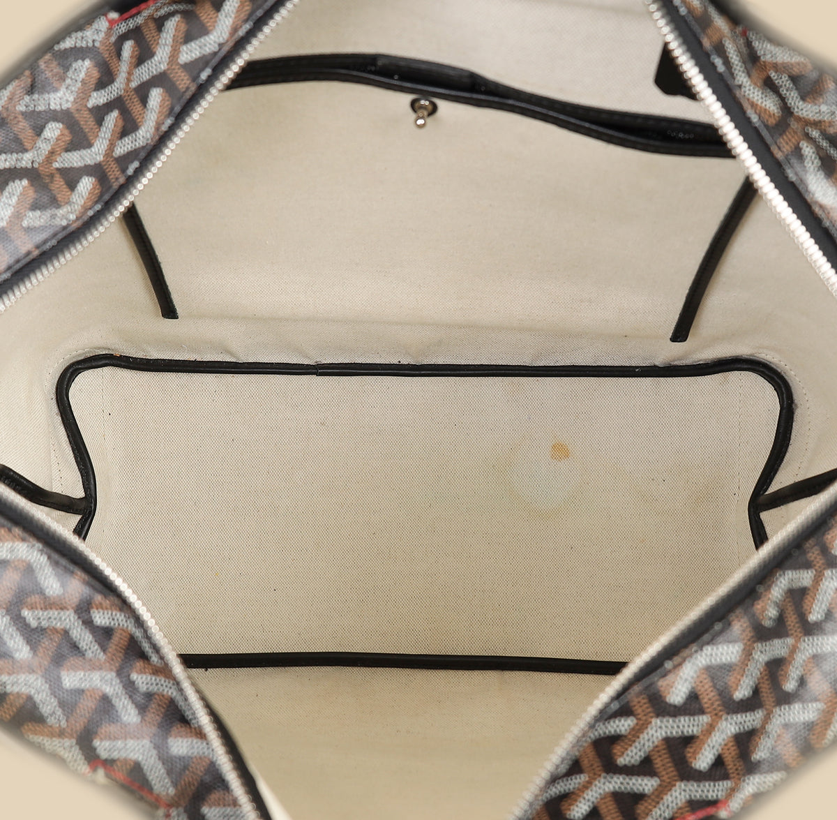 Goyard Black Goyardine Artois MM Bag