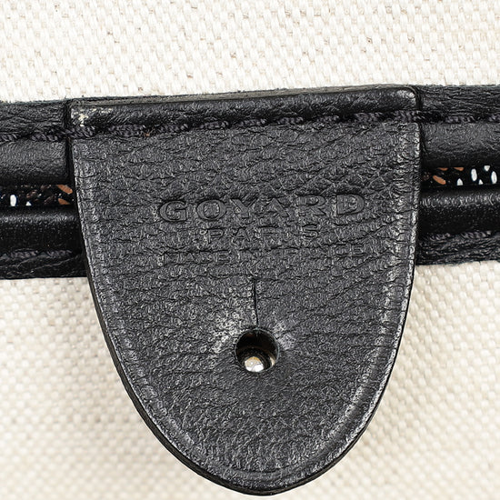 Goyard Black Goyardine Artois MM Bag