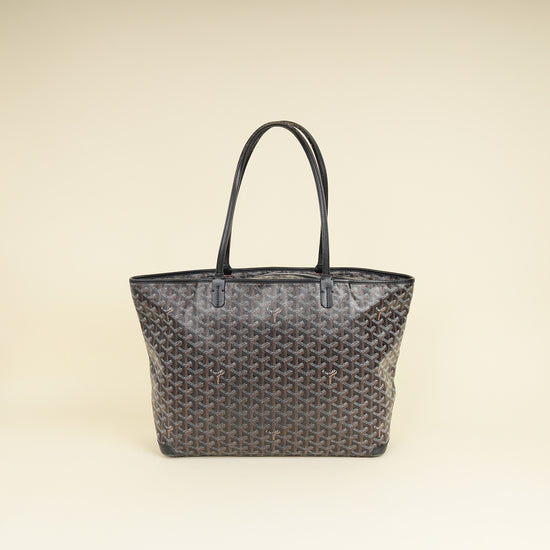 Goyard Black Goyardine Artois MM Bag