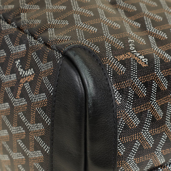 Goyard Black Goyardine Artois MM Bag