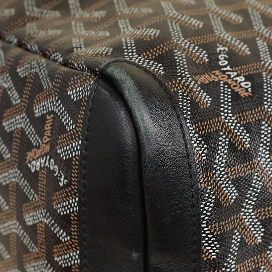 Goyard Black Goyardine Artois MM Bag