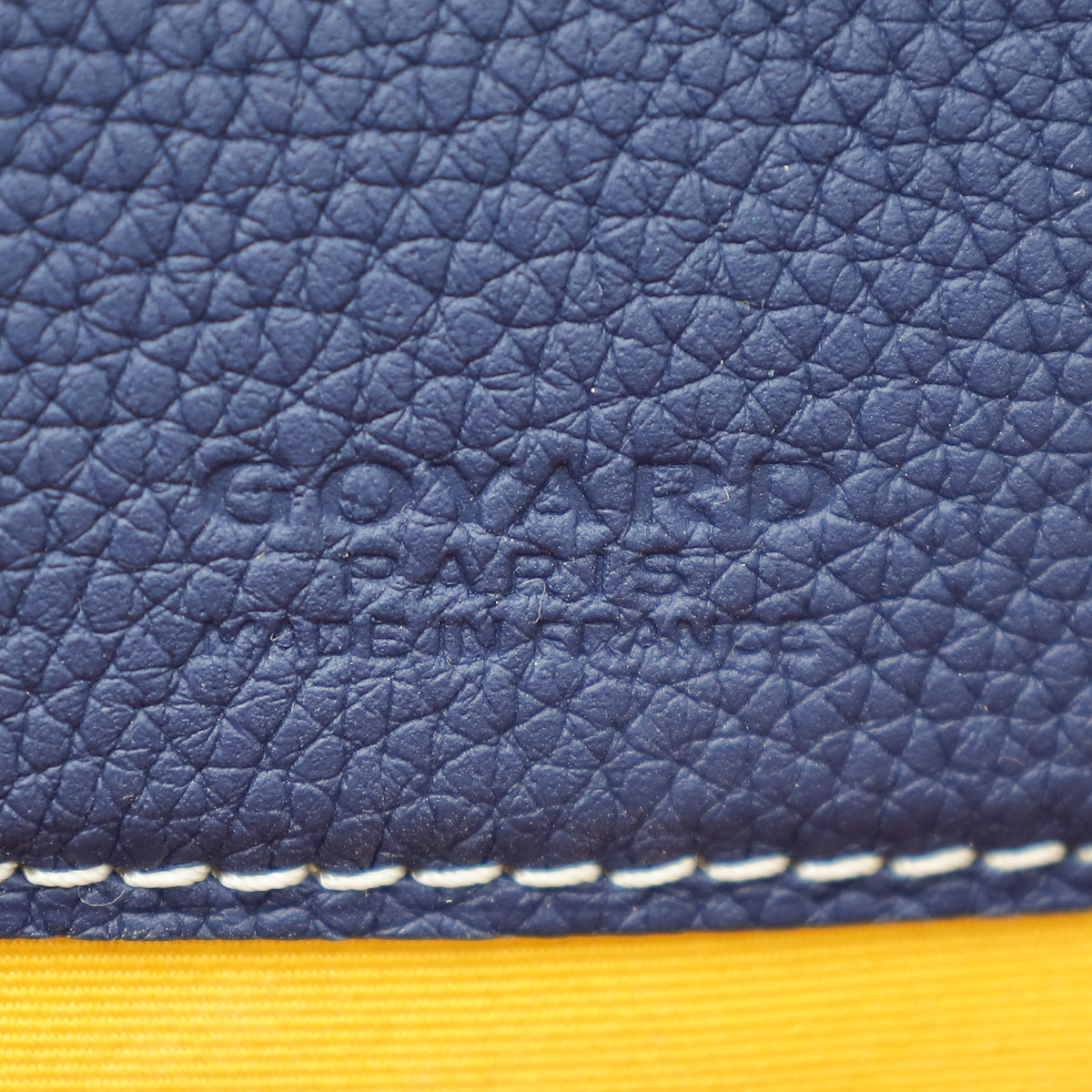 Goyard Navy Blue Goyardine Belvedere II PM Messenger Bag