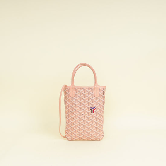 Goyard Pink Ltd. Ed. Goyardine Poitiers Claire Voie Mini Bag