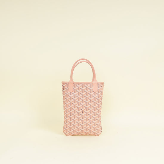 Goyard Pink Ltd. Ed. Goyardine Poitiers Claire Voie Mini Bag