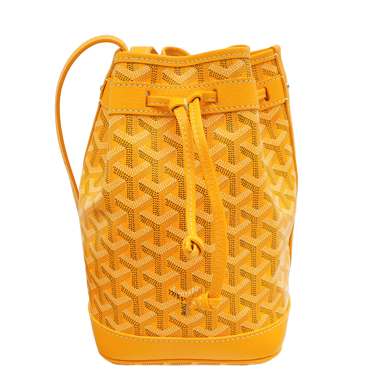 Goyard Yellow Goyardine Petit Flot Bucket Bag-Goyard-THE CLOSET