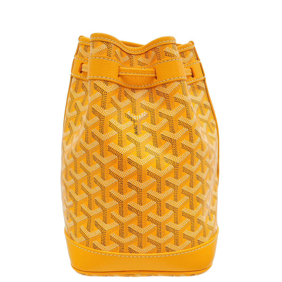 Goyard Yellow Goyardine Petit Flot Bucket Bag-Goyard-THE CLOSET