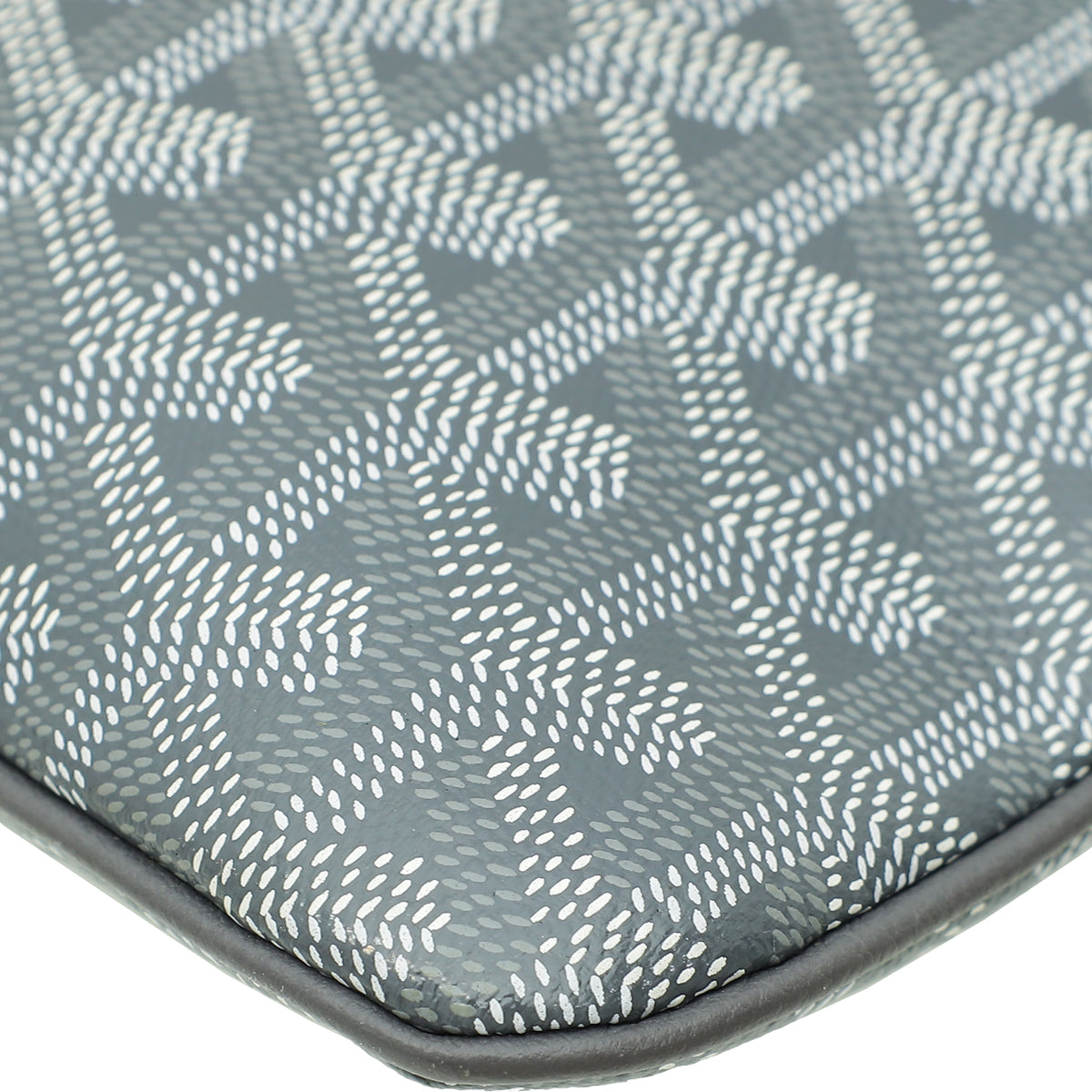 Goyard Grey Goyardine Senat MM Pouch