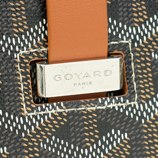 Goyard Bicolor Goyardine Belvédère MM Bag