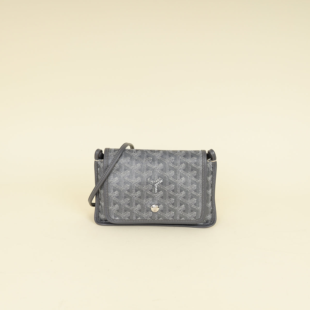 Goyard Gray Goyardine Plumet Wallet Clutch Bag-Goyard-THE CLOSET