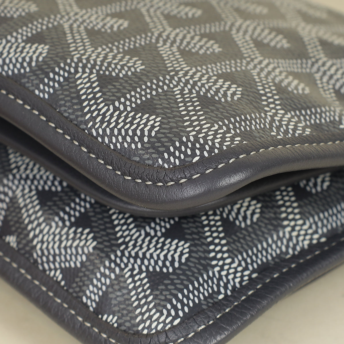 Goyard Gray Goyardine Plumet Wallet Clutch Bag-Goyard-THE CLOSET