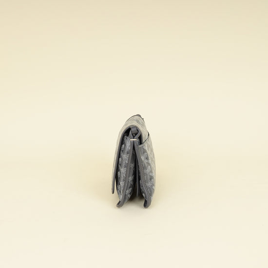 Goyard Gray Goyardine Plumet Wallet Clutch Bag-Goyard-THE CLOSET