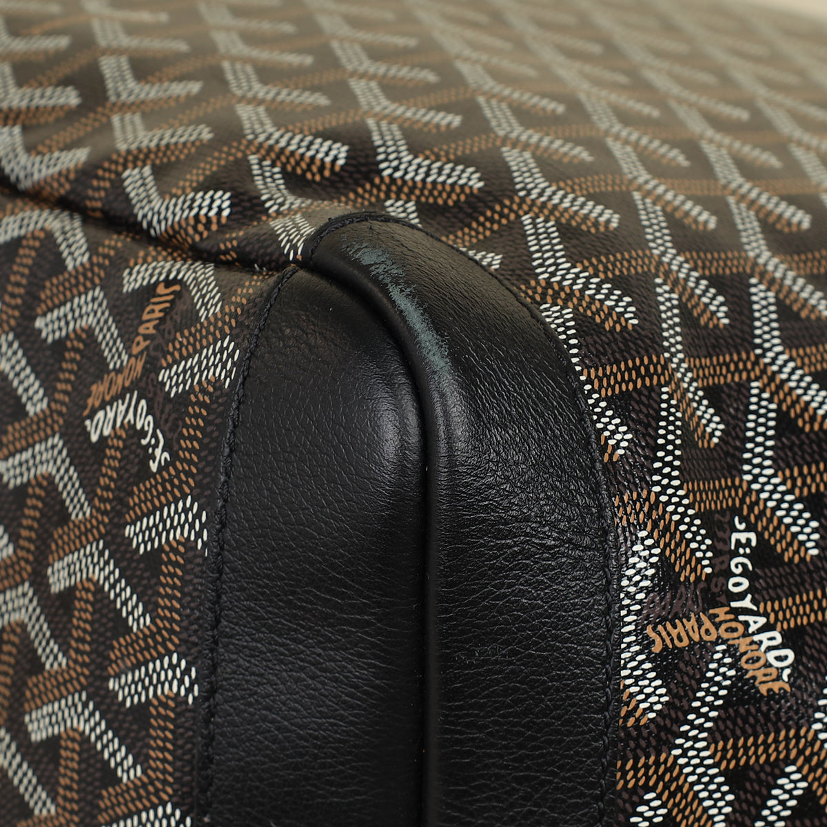 Goyard Black Goyardine Artois GM Bag-Goyard-THE CLOSET
