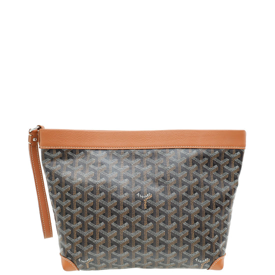 Goyard Bicolor Goyardine Conti Pouch