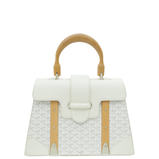 Goyard White Goyard Structured Saigon GM Bag