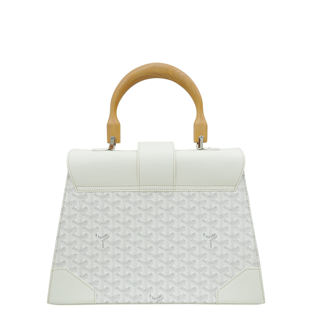 Goyard White Goyard Structured Saigon GM Bag-Goyard-THE CLOSET