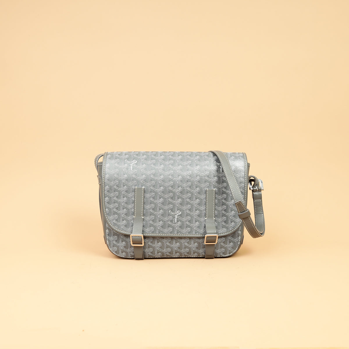 Goyard Gray Goyardine Belvedere MM Bag – THE CLOSET - Main Image